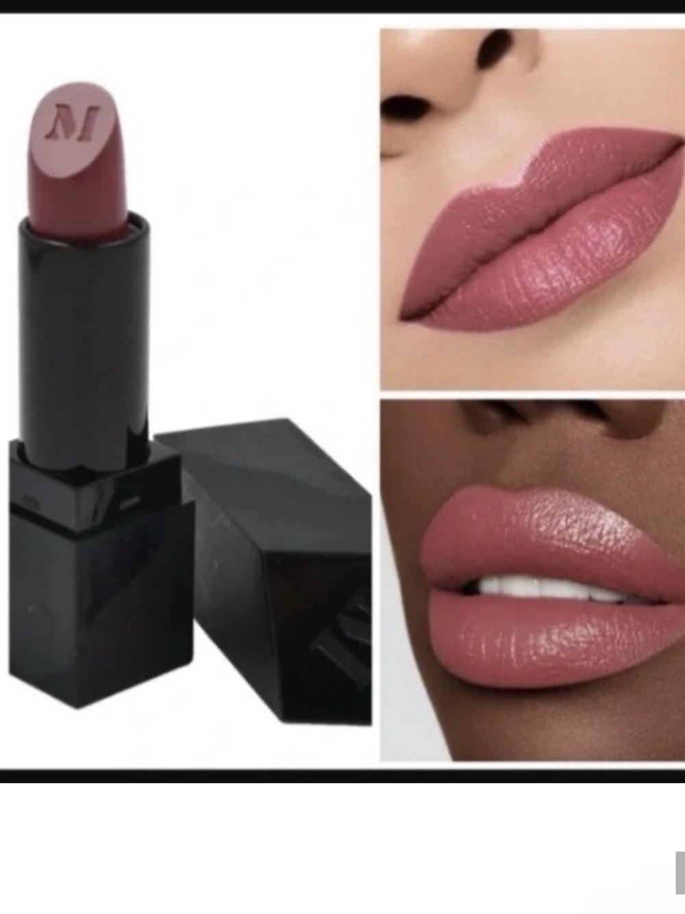 Morphe No Shame Satin Lipstick — Dusty Rose Brown